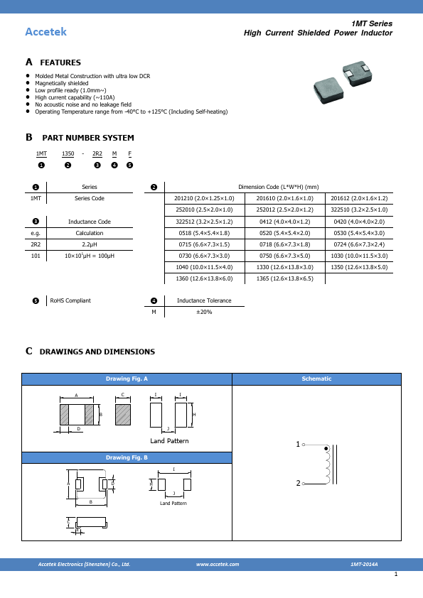 1MT322512-2R2MF Accetek