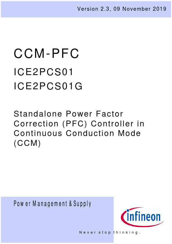ICE2PCS01G Infineon Technologies