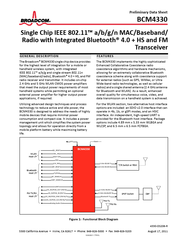 BCM4330 Broadcom