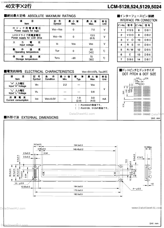 LCM5128 Sanyo Electric