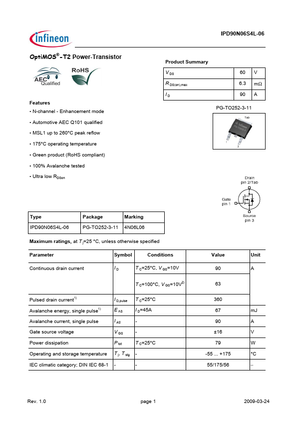 IPD90N06S4L-06