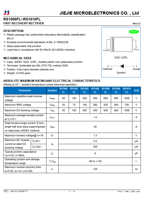 RS1002FL JIEJIE