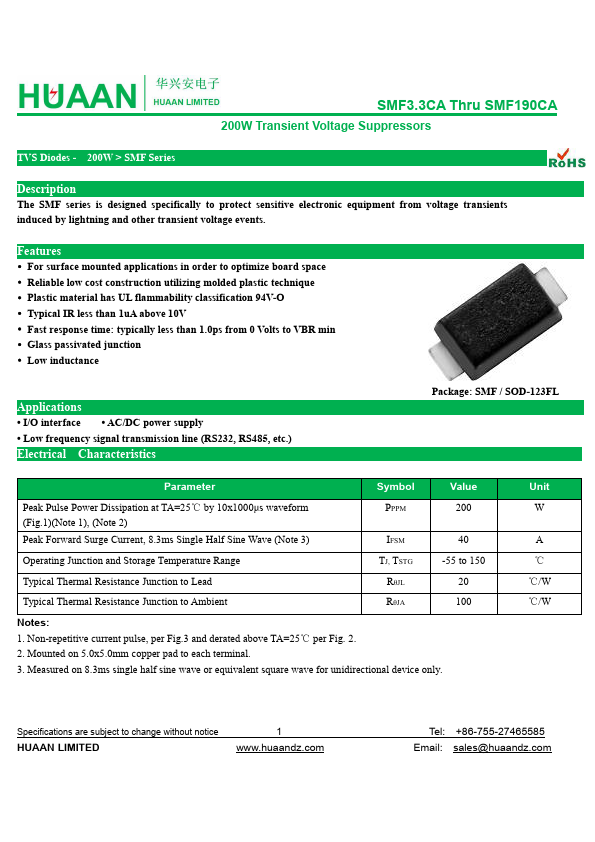 SMF190CA HUAAN