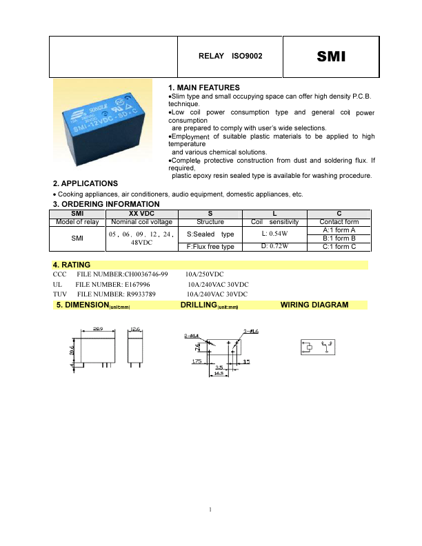 SMI-48VDC-SD-B