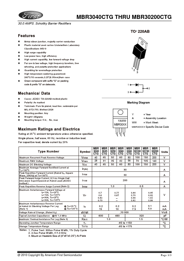 MBR3045CTG