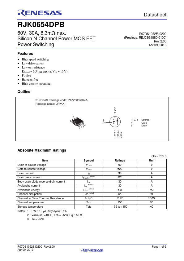 RJK0654DPB