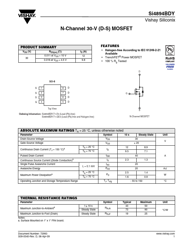 Si4894BDY