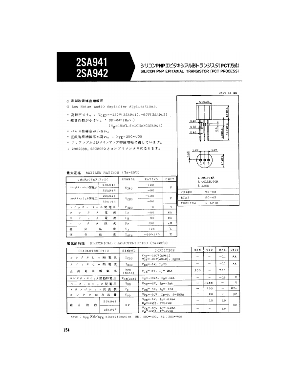 2SA942 ETC