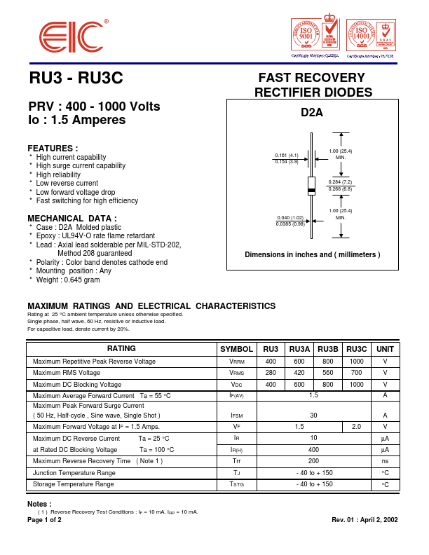 RU3 Sanken electric