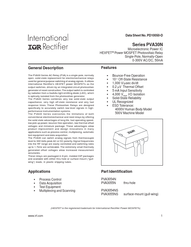 PVA3054 International Rectifier