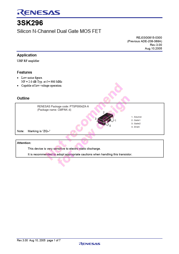 3SK296 Renesas