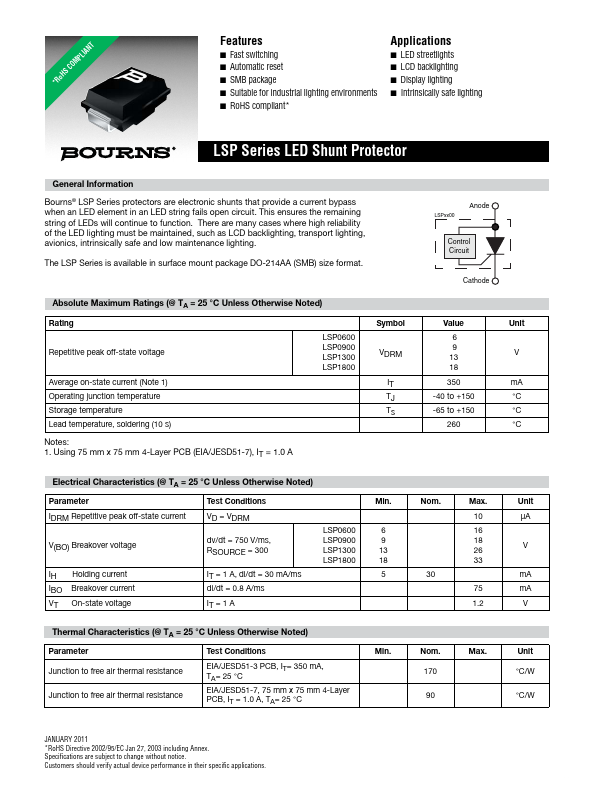 LSP0600BJR-S