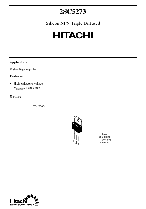 2SC5273 Hitachi Semiconductor