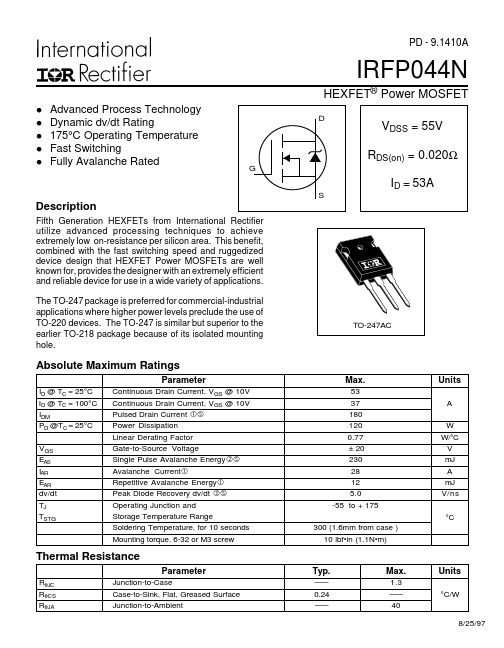 IRFP044N Power MOSFET