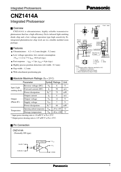 CNZ1414A Panasonic Semiconductor