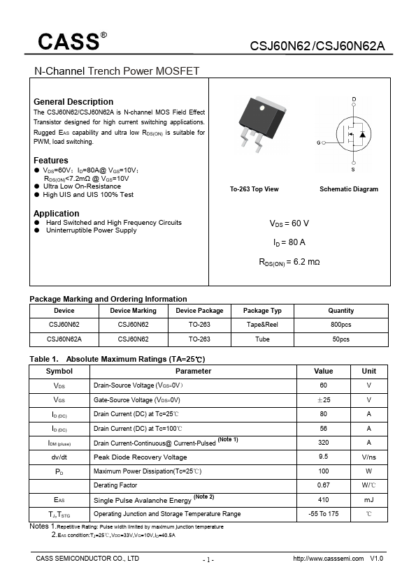 CSJ60N62A