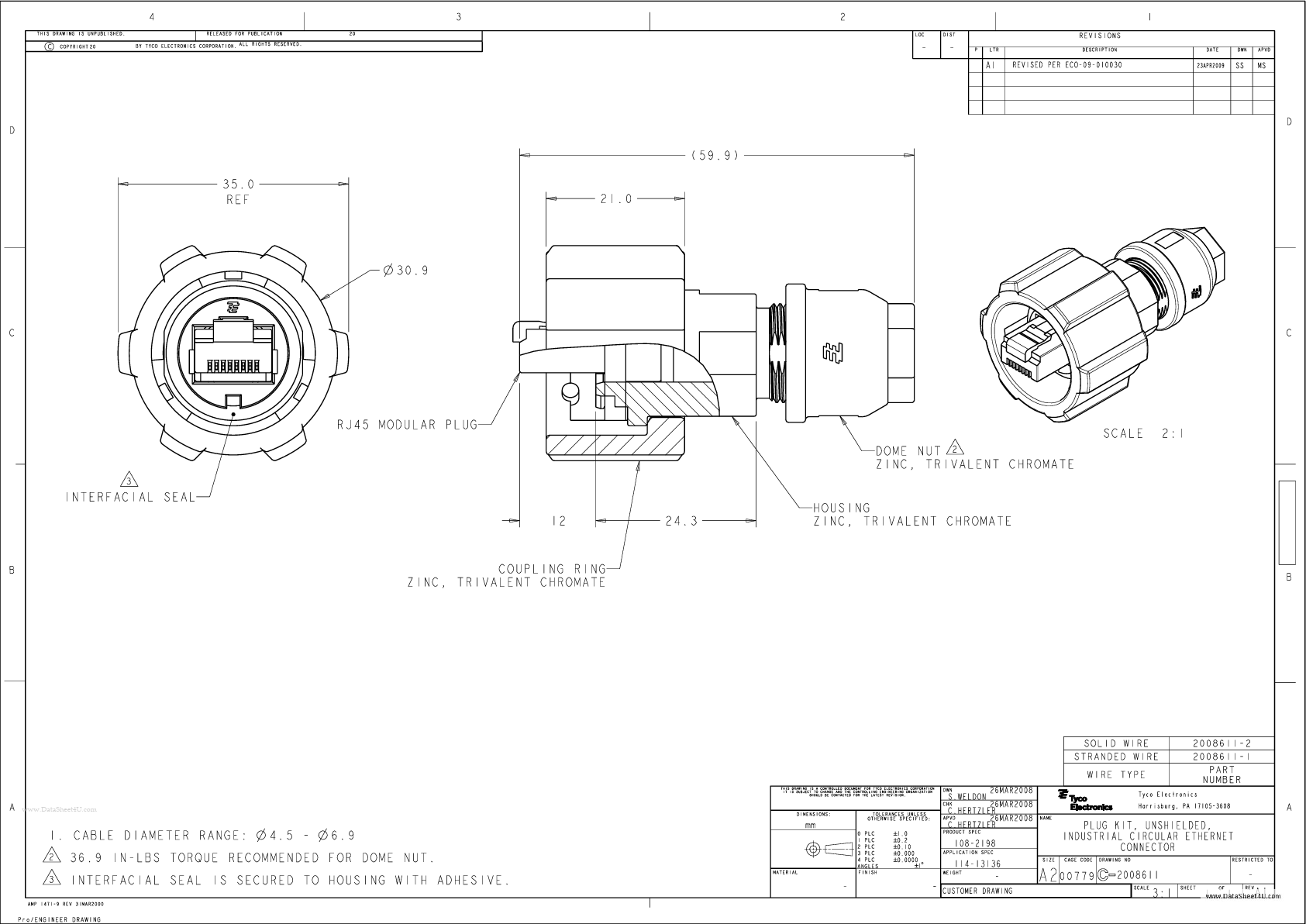 C-2008611 Tyco Electronics