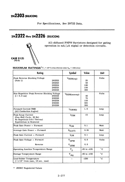 2N2324 Motorola