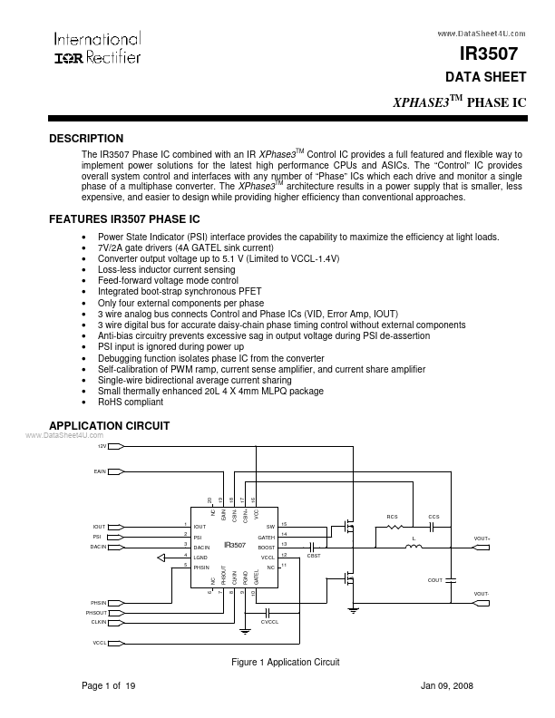 <?=IR3507?> डेटा पत्रक पीडीएफ