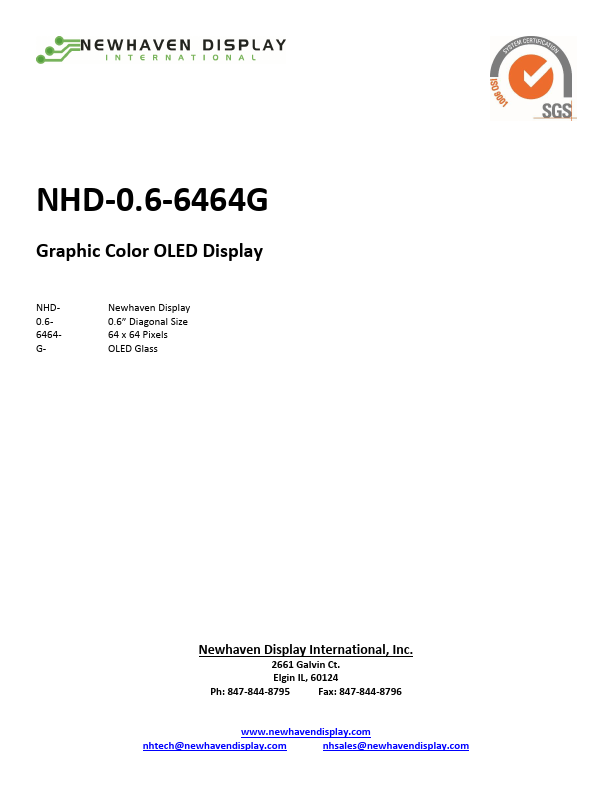 NHD-0.6-6464G