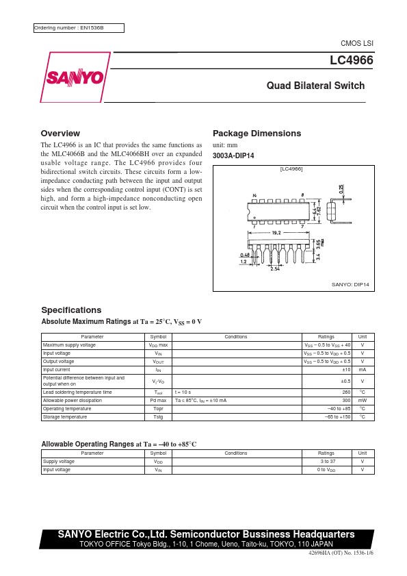 LC4966 Sanyo