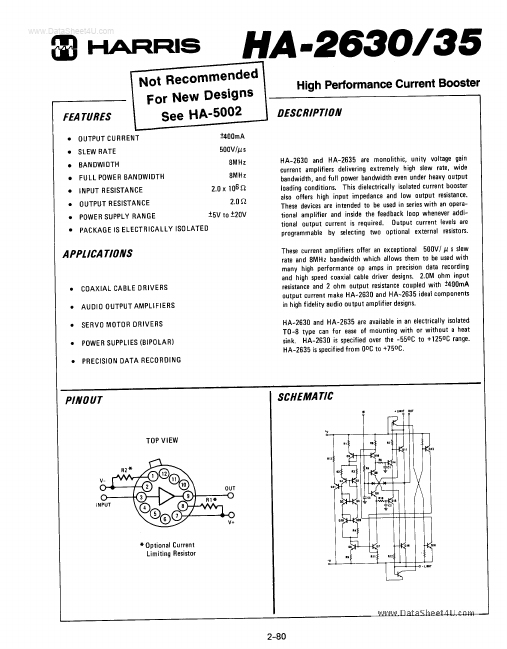 HA-2635 Harris Semiconductor