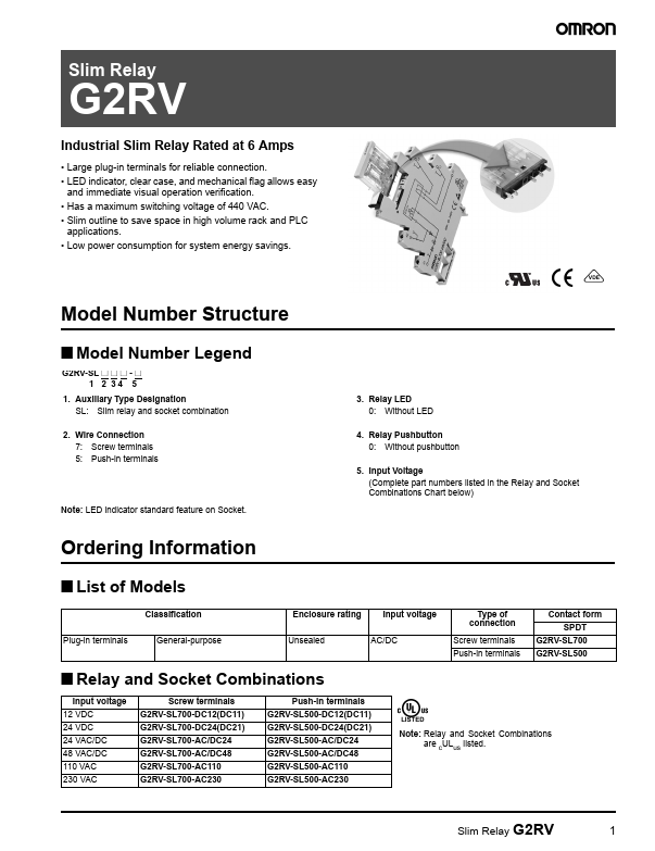 G2RV-SL700-AC24