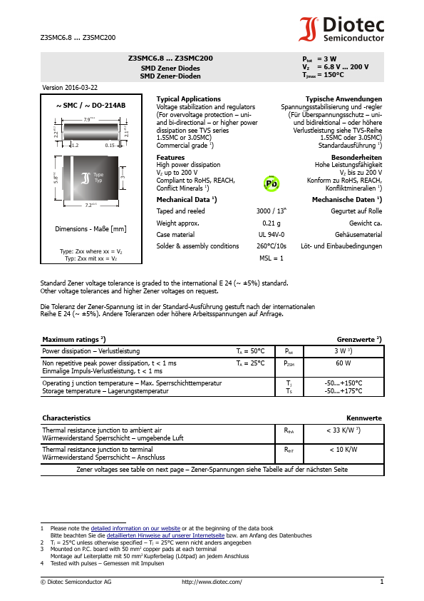 Z3SMC130 Diotec