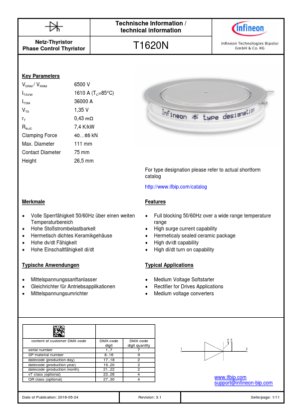 T1620N Infineon