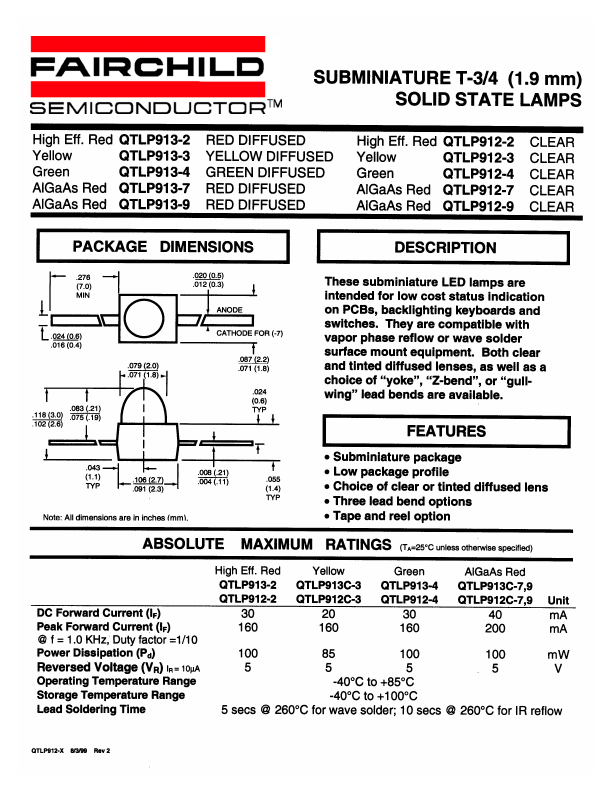 QTLP913-2 Fairchild Semiconductor