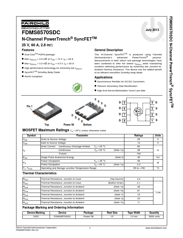 FDMS8570SDC