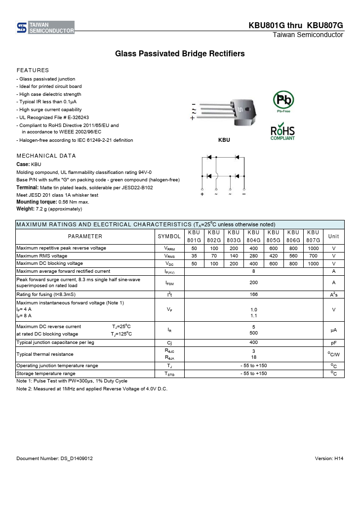 KBU802G