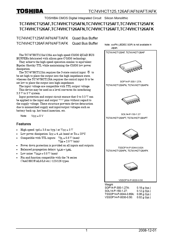 TC74VHCT126AFN