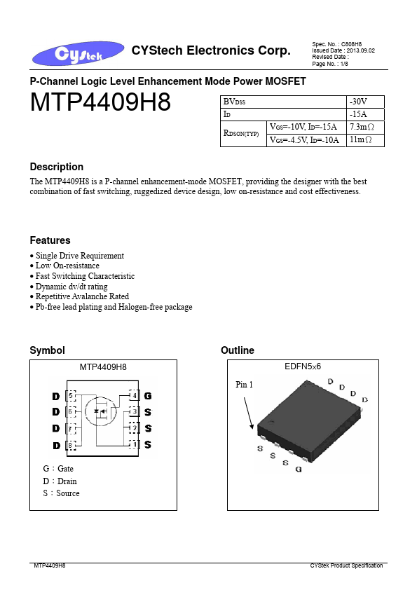 MTP4409H8