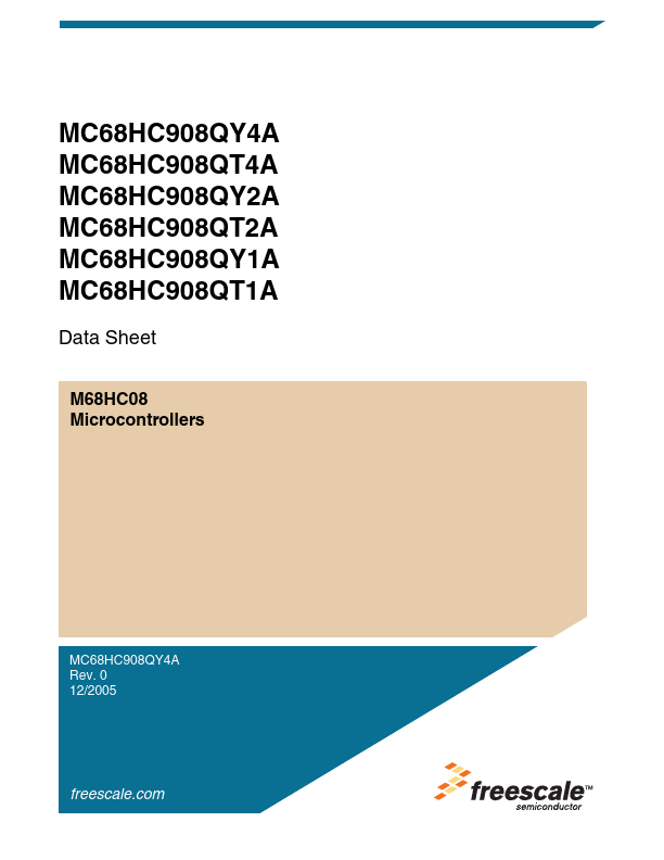 MC908QY4A Freescale Semiconductor