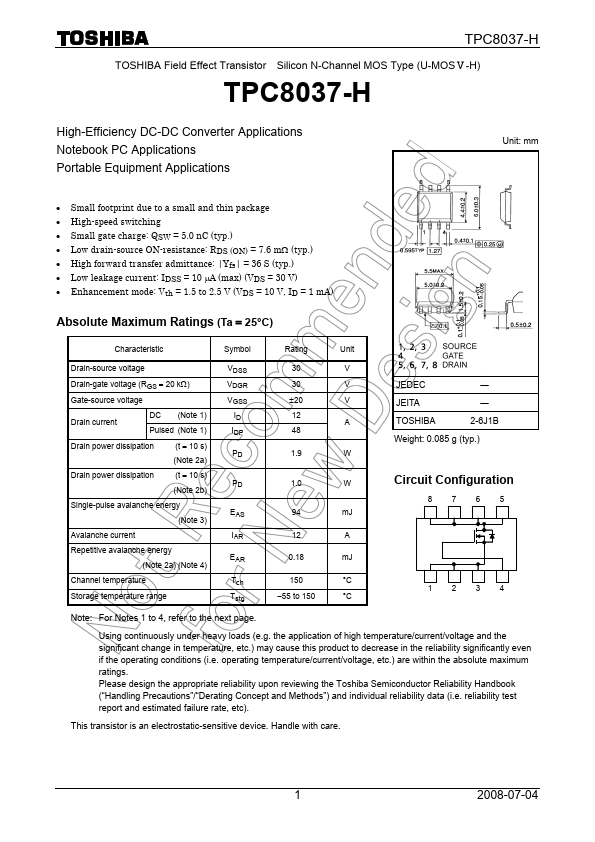 TPC8037-H