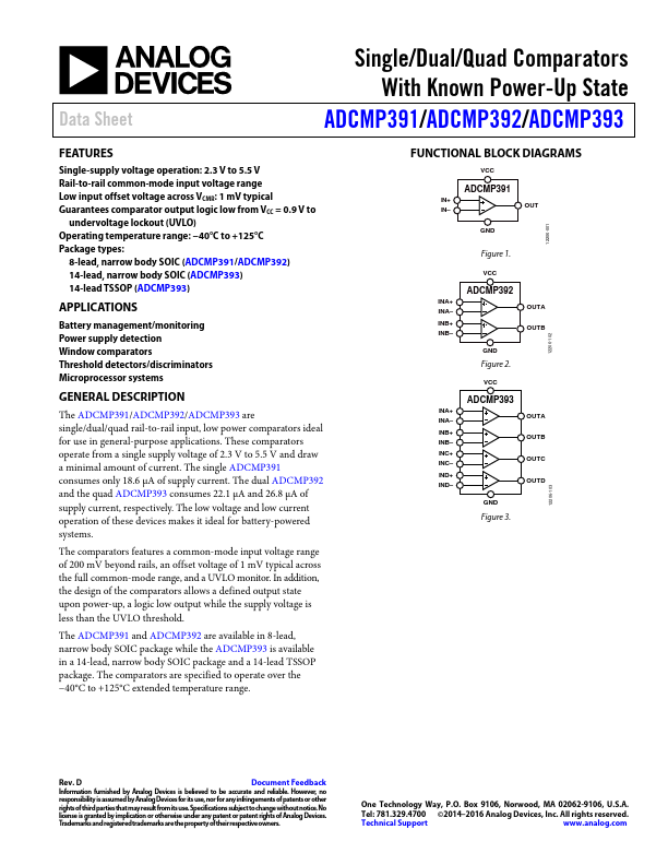 <?=ADCMP391?> डेटा पत्रक पीडीएफ