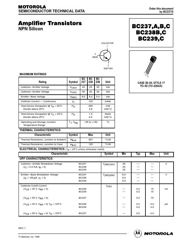 BC239C Motorola