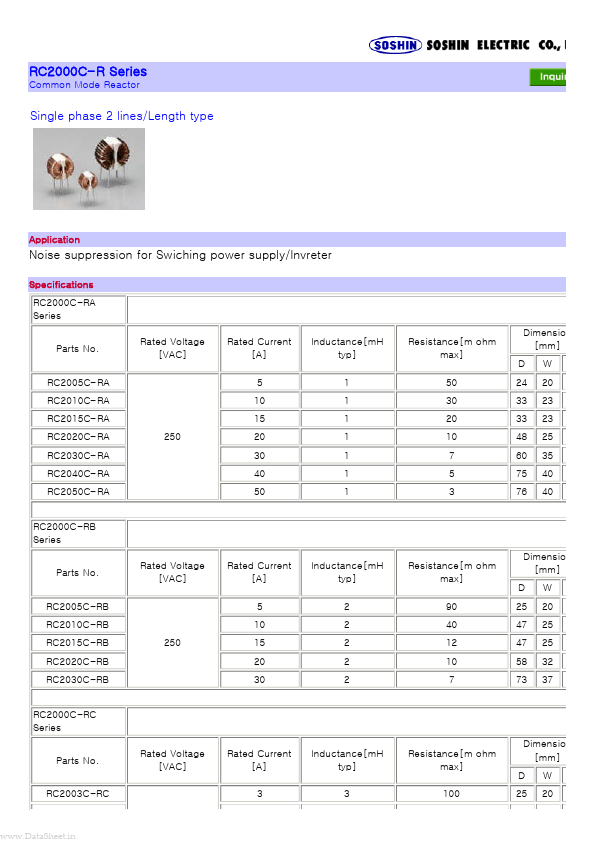 <?=RC2015C-RB?> डेटा पत्रक पीडीएफ