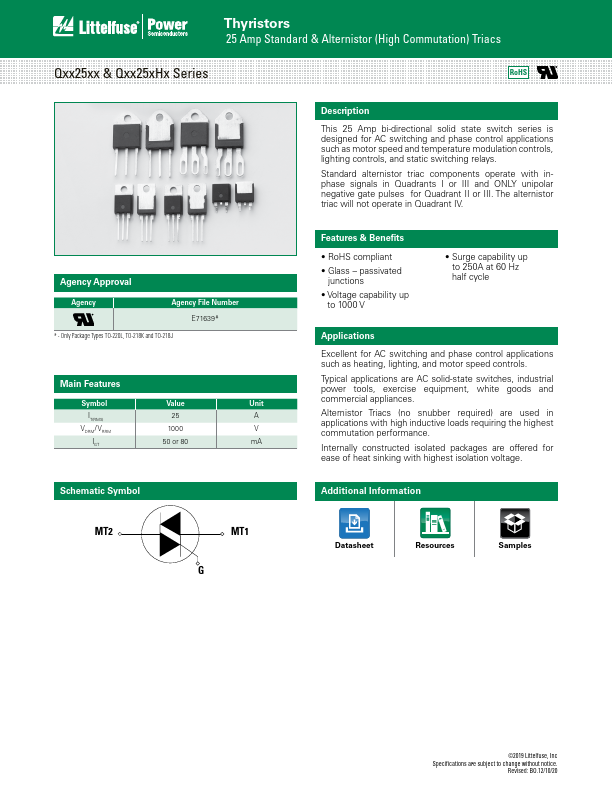 Q8025JH5 Littelfuse