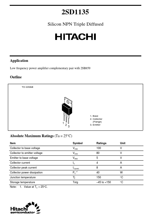 D1135 Hitachi