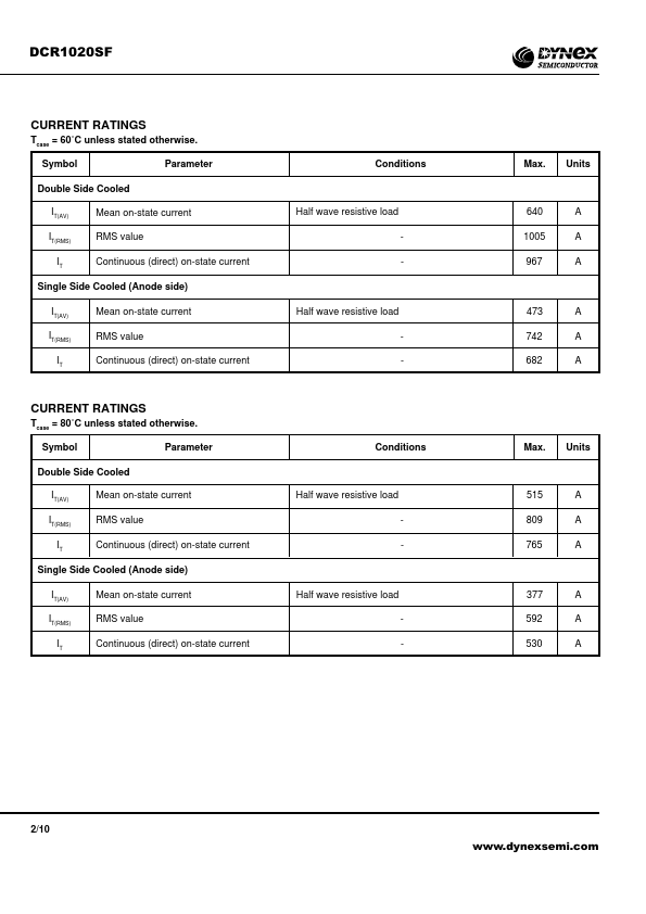 DCR1020SF