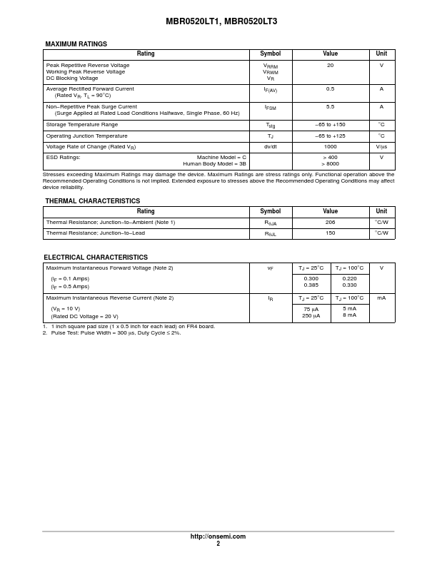 MBR0520LT1