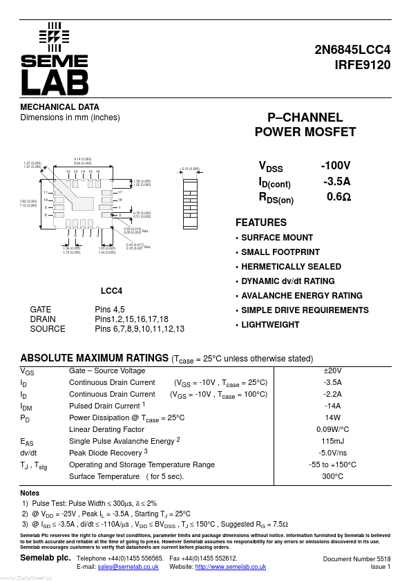 IRFE9120