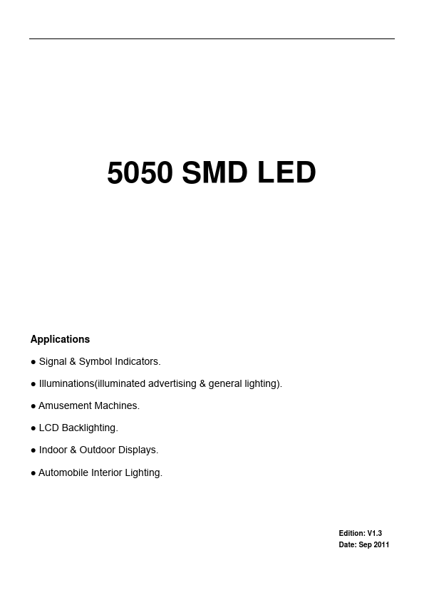 <?=LED-5050YVC?> डेटा पत्रक पीडीएफ