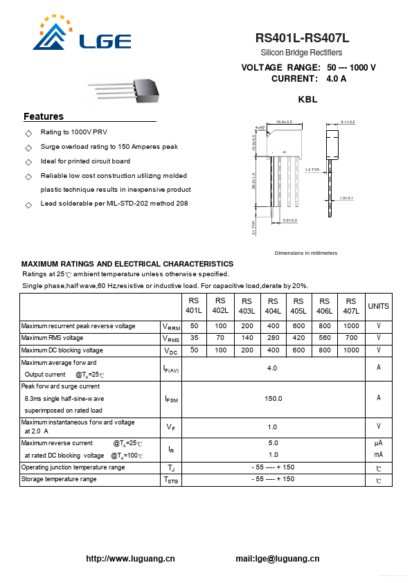 RS402L Luguang Electronic