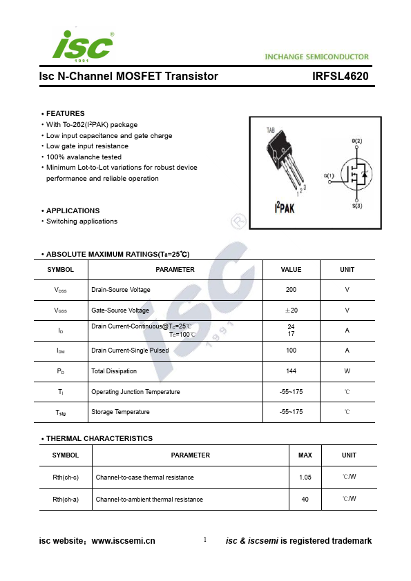 IRFSL4620