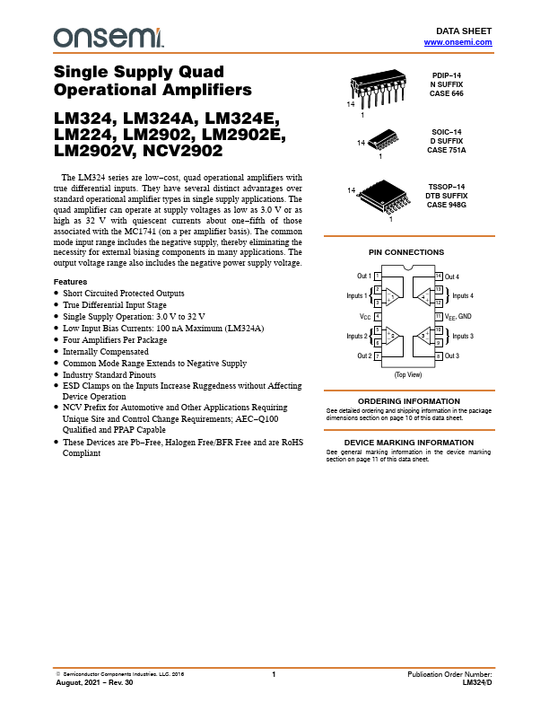 LM2902EG ON Semiconductor