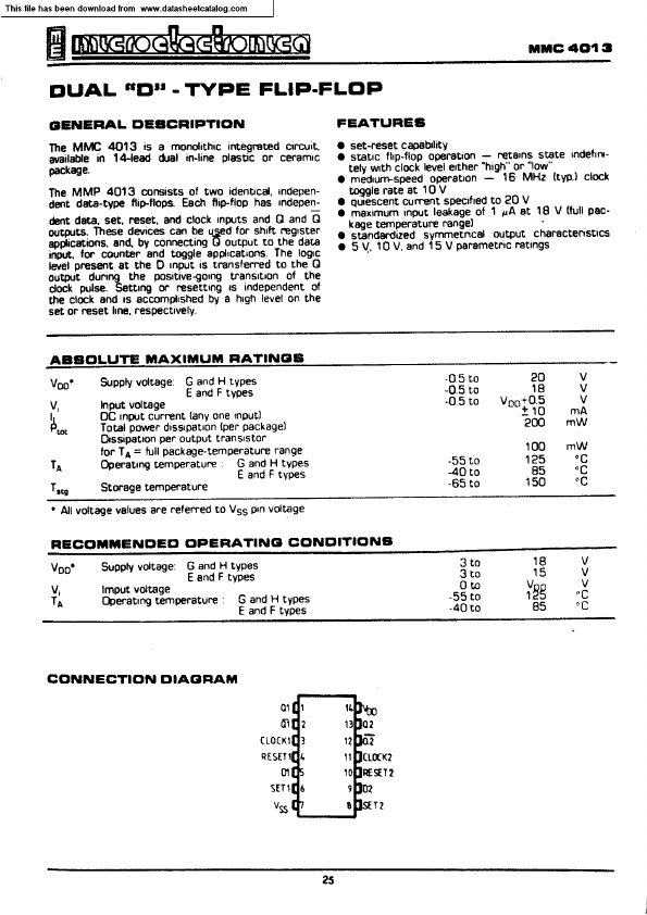 <?=MMC4013?> डेटा पत्रक पीडीएफ