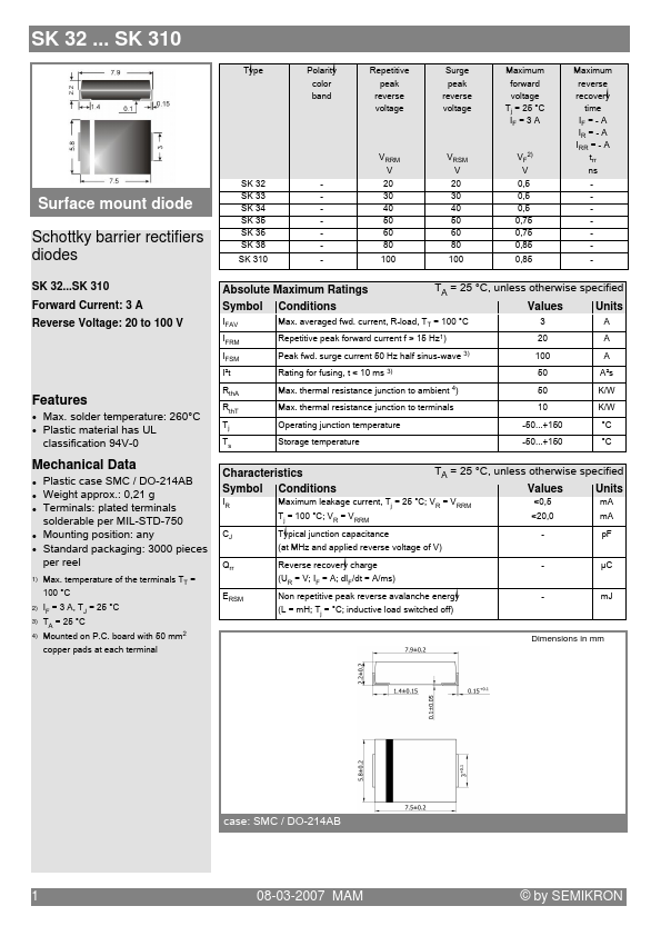 SK33 SEMIKRON